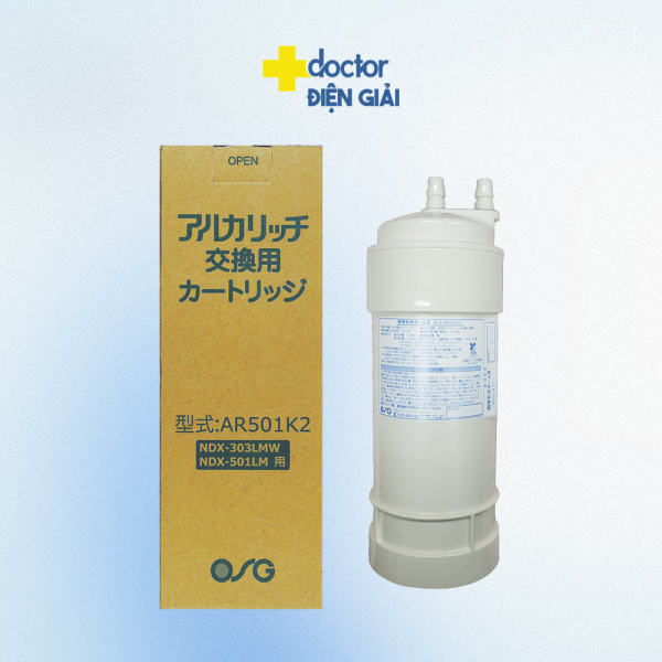 Lõi Lọc Tinh OSG AR501K Chính Hãng Dành Cho Máy Alka Rich NDX-501LM