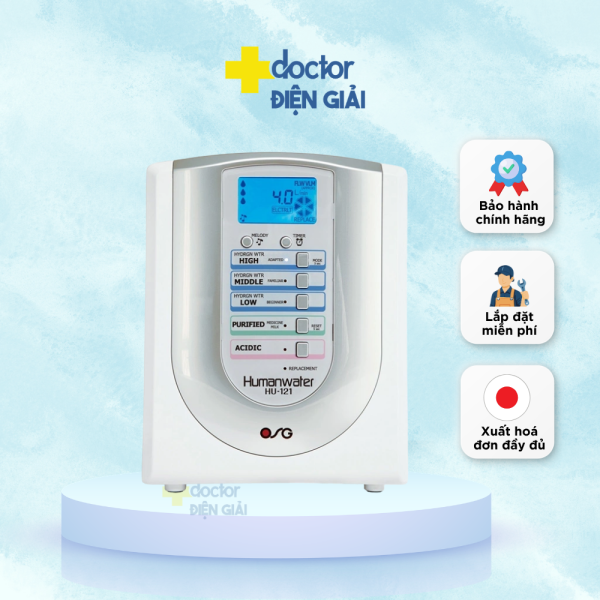 Máy lọc nước ion kiềm OSG Human Water HU-121 chính hãng Nhật Bản