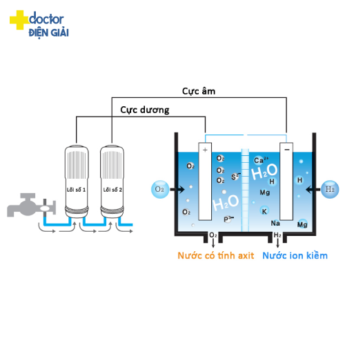 Máy điện giải ion kiềm Kangen LeveLuk JRII