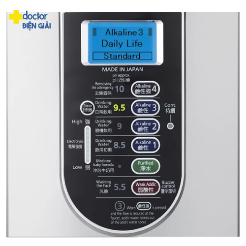 Máy điện giải ion kiềm Panasonic TK-AS66