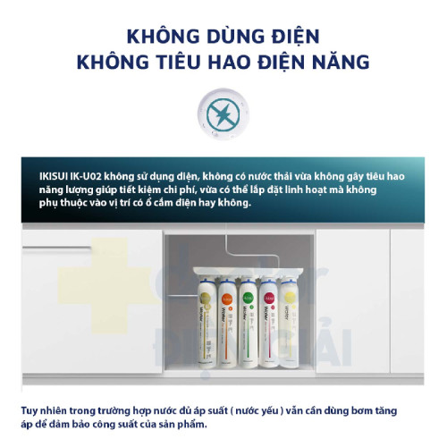 Máy lọc nước Nano 5 cấp giữ khoáng IKISUI IK-02